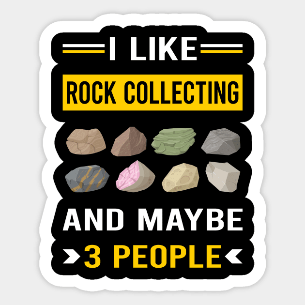 3 People Rock Collecting Rocks Rockhound Rockhounding Sticker by Good Day